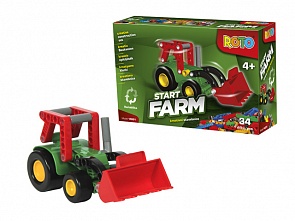 Конструктор из серии Рото – Трактор, 34 деталей (Efko, 14001EF-CH)